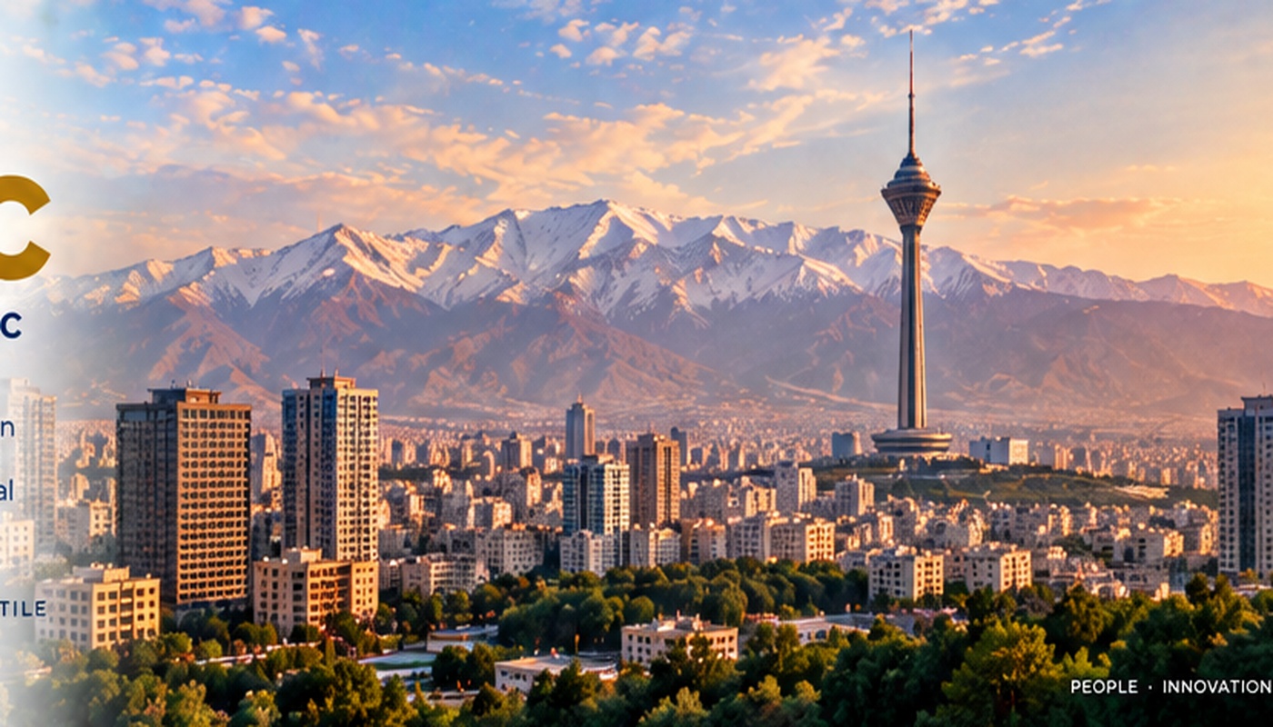 Tehran skyline and mountains